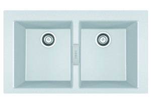 Νεροχύτης Franke Sirius 2 S2D 620 Polar White 620 86x50cm