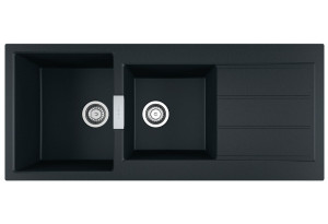 Νεροχύτης Franke Sirius 2 S2D 621 Carbon Black 116x50cm