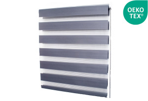 Ρολό Σκίασης Υφασμάτινο Central Home Zebra 230x80cm Γκρι