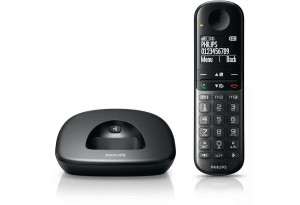 Philips XL4901B/GRS Ασύρματο Τηλέφωνο Μαύρο