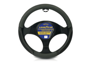 Κάλυμμα Τιμονιού Goodyear Sport Φ39cm Γκρι/Μαύρο