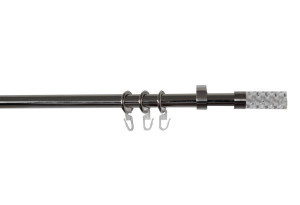 Κουρτινόβεργα Homefit Dolomiti Επεκτεινόμενη Φ16/19mm 120/210cm Χρωμέ