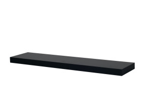 Ράφι Τοίχου Homefit Budget Μαύρο 80X19.5X3.8cm