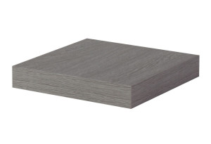 Ράφι Τοίχου Homefit (DSH0201A) Γκρι Βελανιδιά 23X23.5X3.8cm