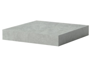 Ράφι Τοίχου Homefit (DSHMC23) Όψη Τσιμέντου 23X23.5X3.8cm