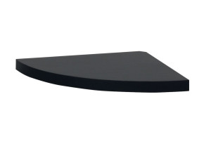Ράφι Γωνιακό Homefit Μαύρο 23.5X23.5X1.8cm