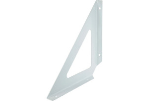 Γωνία Στήριξης Ραφιού Lux Triangel 1.7X19X19cm Λευκή