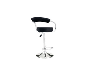 Σκαμπό Μπαρ Homefit Tony 51x53,5x86-106cm Μαύρο