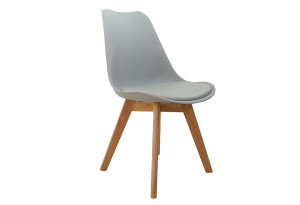 Καρέκλα Homefit Casa M58xΠ48xY83cm Γκρι