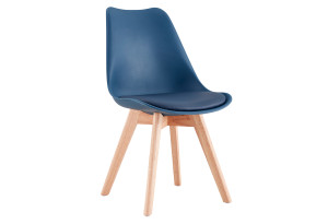 Καρέκλα Homefit Casa M58xΠ48xY83cm Σκούρο Μπλε