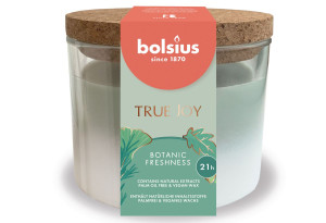 Bolsius True Joy Κερί Αρωμάτικο Φ. 8.3x7.6cm Botanic Freshness σε Ποτήρι