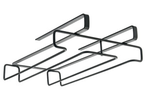 Metaltex Βάση για Ποτήρια 8 Θέσεων Lava Therm My Glass Μεταλλική Μαύρη 15x32cm