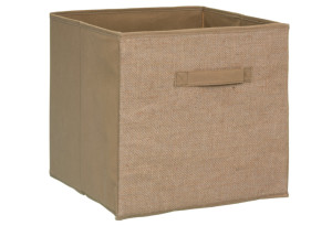 Κουτί Αποθήκευσης Υφασμάτινο B-Five Hessian Μπεζ 31x31cm