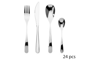 Secret de Gourmet Mesa Μαχαιροπήρουνα Inox Σετ 24 Τεμαχίων