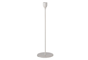 Malte Deco Κηροπήγιο Μεταλλικό 23cm Μπεζ