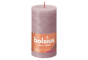 Bolsius Κερί Rustic Shine Ash Rose 60 Ωρών 13x6.8cm
