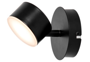 Viokef Prima Σποτ Μονό Led 5W 287 lumen 3000K Μαύρο