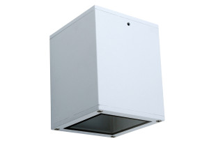 VK Leading Light IP54 01066/W Σποτ Αλουμινίου Οροφής E27 10.8x10.8x14cm Λευκό