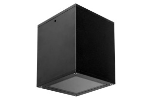 VK Leading Light IP54 01066/B Σποτ Αλουμινίου Οροφής E27 10.8x10.8x14cm Μαύρο