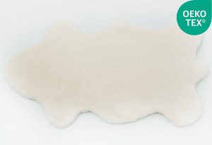 Χαλί Rabbit Fluffy Shape 100x60cm Εκρού