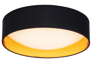 Viokef Alice Πλαφονιέρα LED Μαύρη