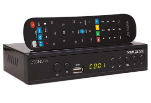 Sonora DVB-T2 H265 Ψηφιακός Δέκτης Μαύρος