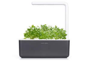Click And Grow Smart Garden 3 με 3 Σπόρους Βασιλικού 30x12cm Ανθρακί