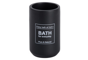 Marva Home Bath Ποτηροθήκη Μαύρο