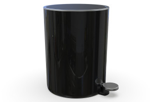 Marva Home Lenox Πλαστικό Χαρτοδοχείο 5l Μαύρο