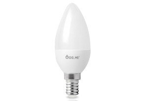 Fos_Me Λαμπτήρας LED Ε14 3W 4000K 250lm Κερί