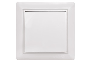 illuminON Alfa Διακόπτης A/R Λευκός με Πλαίσιο