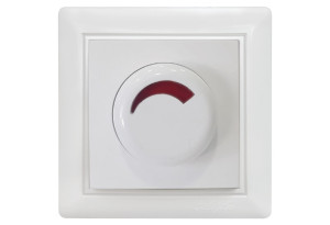 illuminON Alfa Dimmer Περιστροφικό LED 300W Λευκό με Πλαίσιο