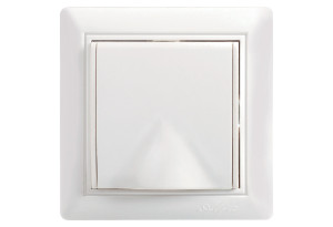 illuminON Alfa Πρίζα Σούκο 16Α Λευκή με Καπάκι & Πλαίσιο