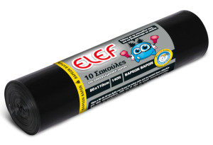 EL-EF Σακούλες Βαρέων Βαρών 80x110cm 10 Τεμάχια