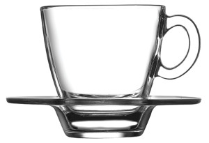 Pasabahce Tempered Espresso 72ml Φλυτζάνι και Πιάτο