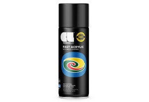 Cosmoslac Σπρέι Γενικής Χρήσης Fast Acrylic Ral 9005 Matte Black 400ml