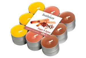 Bolsius Αρωματικό Ρεσώ 4 Ωρών Sugar & Spice 18 Τεμάχια