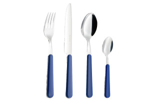 EME You&Me Brio C55 Σετ Μαχαιροπήρουνα με Πλαστική Λαβή Blue 16 Τεμάχια