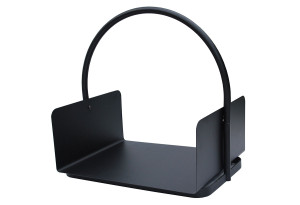 Βάση Τοποθέτησης Ξύλων Homefit H038SB Μ40.5xΠ30xΥ47cm Μαύρη