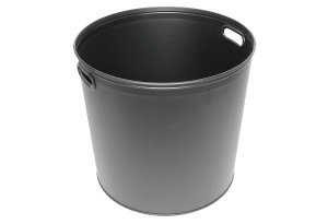 Κουβάς Ξύλων Budget T143B Μεταλλικός Μαύρος Φ44x40cm