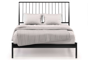 Κρεβάτι Διπλό KS Kouppas Milano Μαύρο για Στρώμα 200x160cm