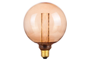 Διακοσμητική Λάμπα Eurolamp Gold E27 G125 3.5W 2000K