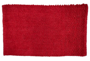 Χαλάκι Μπάνιου Homefit Punto 80x50cm Κόκκινο