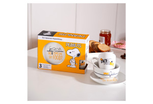 Σετ Πρωινού Snoopy All Smiles 3τμχ