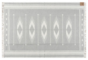 Χαλάκι Polcarpet Art Kilim 2 Όψεων Ανοιχτό Γκρι 60x110cm