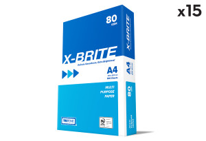 Χαρτί Φωτοαντιγραφικό X-Brite Α4 500 Φύλλα 15 Τεμάχια