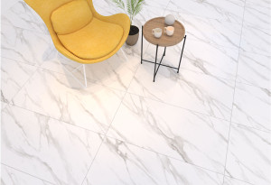 Γρανιτοπλακάκι Carrara Beauty 60x120cm Λευκό