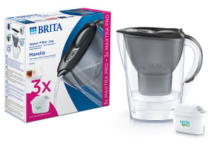 Brita Marella Maxtra Pro Κανάτα Φιλτραρίσματος Νερού 2.4lt με 3 Ανταλλακτικά Φίλτρα