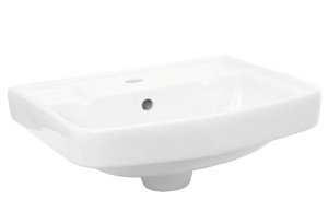 Νιπτήρας Inter Ceramic Επιτοίχιος 40x35.5cm