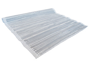 Χαλί Εξωτερικού Χώρου Plastona 180x120cm Λευκό/Ανθρακί